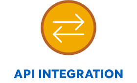 Bidirectional arrows icon, API integration